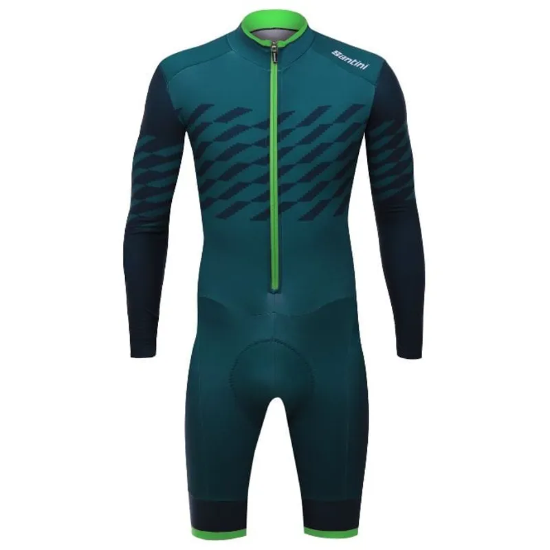 Santini Men's 365 Boss Cyclocross Suit Teal